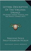Letters Descriptive of the Virginia Springs