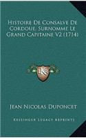 Histoire de Consalve de Cordoue, Surnomme Le Grand Capitaine V2 (1714)