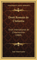 Droit Romain de L'Infantia