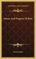 Nature And Progress Of Rent