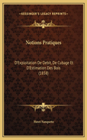 Notions Pratiques