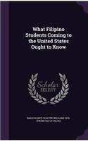 What Filipino Students Coming to the United States Ought to Know