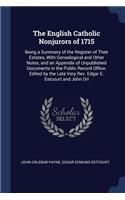 The English Catholic Nonjurors of 1715