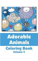 Adorable Animals Coloring Book