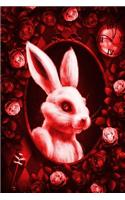 Alice in Wonderland Modern Journal - Outwards White Rabbit (Red): 100 page 6" x 9" Ruled Notebook: Inspirational Journal, Blank Notebook, Blank Journal, Lined Notebook, Blank Diary(10 Alice in Wonderland Modern Journal - Outwards White Rabbit)