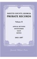 Fayette County, Georgia Probate Records