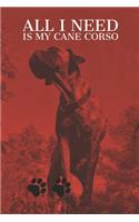 All I need is my Cane Corso: A diary for me and my dogs adventures