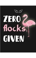Zero flocks given
