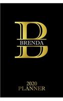 Brenda: 2020 Planner - Personalised Name Organizer - Plan Days, Set Goals & Get Stuff Done (6x9, 175 Pages)