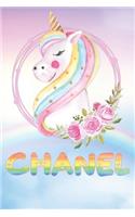 Chanel: Chanel's Unicorn Personal Custom Named Diary Planner Calendar Notebook Journal 6x9 Personalized Customized Gift For Someone Who's Surname is Chanel 