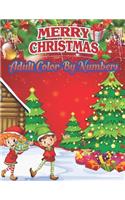 Merry Christmas Adult Color By Numbers