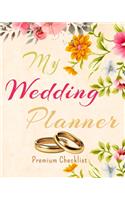 My Wedding Planner a Portable Guide to Organizing Your Dream Wedding 2021 - 2020 Wedding Planner with golden wedding rings design Complete Wedding Planning Notebook and Organizer with Checklists Budget Planner Journal Pages Bride Wedding Engagement