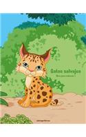 Gatos salvajes libro para colorear 1: (1 Gatos Salvajes)