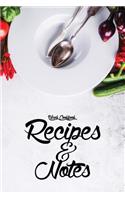 Blank Cookbook Recipes & Notes: The Wizard's Blank Cookbook Document Favorite Recipes Journal