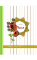 Wild Poppies Weekly Planner: 2019 Planner