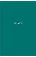 Goals: Daily Goal Setting Journal for Productivity and List Accomplishment Teal