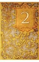 Monogram "2" Notebook