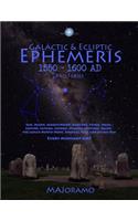 Galactic & Ecliptic Ephemeris 1550 - 1600 Ad