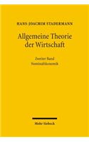 Allgemeine Theorie Der Wirtschaft