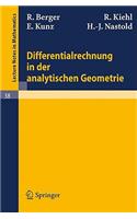 Differentialrechnung in Der Analytischen Geometrie