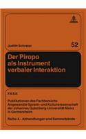 Der Piropo ALS Instrument Verbaler Interaktion