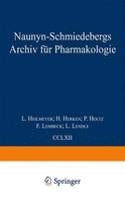Naunyn Schmiedebergs Archiv Für Pharmakologie
