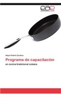 Programa de capacitación