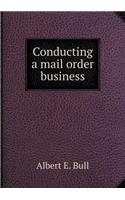 Conducting a mail order business