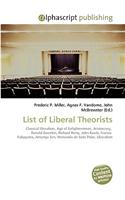 List of Liberal Theorists: (English)