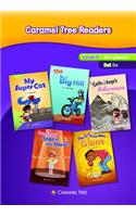 Caramel Tree Readers: Level 5 Storybooks, Set 5a: My Super Cat/The Big Hill/Kahotep's Adventure/Sarah Snow - Star of the Show!/The Cheesy Man Giant
