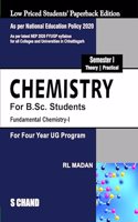 Chemistry For B.Sc. Students Semester I | Fundamental Chemistry I: For Four Year UG Program - NEP 2020 Chattisgarh