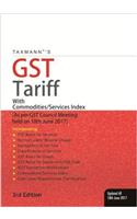 Taxmanns GST Tariff with Commodities/Services Index [As per GST Council Meeting held on 18 th June 2017]