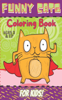 Funny Cats Coloring Book