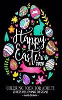 Happy Easter 2020 Coloring Book