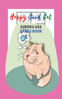 Happy Good Cat Sudoku 6x6 Games Book