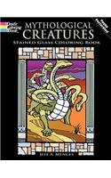 Mythological Creatures Stained Glass Coloring Book
