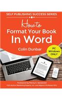 How to Format Your Book in Word