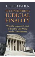 Reconsidering Judicial Finality