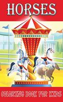 Horses Coloring Book for Kids