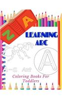 Learning ABC Coloring Books For Toddlers
