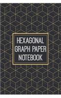 Hexagonal Graph Paper Notebook: 1/2 Inch Hexagons - Hex Map - Hex Board - Hex Grid - Designed for RPG Gamers and other Crazy People