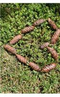 Pine Cone Heart in the Grass Journal: Take Notes, Write Down Memories in this 150 Page Lined Journal