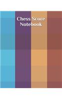 Chess Score Notebook: Chess Records Book - Chess Notation Book - Chess Games Scorebook - Chess Match Log Book - Chess Score Sheets - 110 Games 90 Moves Chess Notation Boo