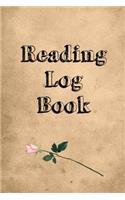 Reading Log Book: Journal to Record Books You Read, 6x9 Inch, 82 Custom Pages