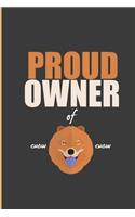 Proud Owner Of Chow Chow: Proud Dog Owner Perfect Dot Grid Notebook/Journal (6x9)