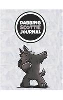 Dabbing Scottie Journal: 120 Lined Pages Notebook, Journal, Diary, Composition Book, Sketchbook (8.5x11) For Kids, Scottish Terrier Dog Lover Gift