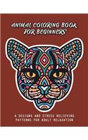 Animal Coloring Book for Beginners
