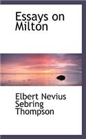 Essays on Milton