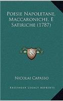 Poesie Napoletane, Maccaroniche, E Satiriche (1787)