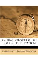 Annual Report of the Board of Education